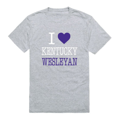 I Love Kentucky Wesleyan College Panthers T-Shirt Tee