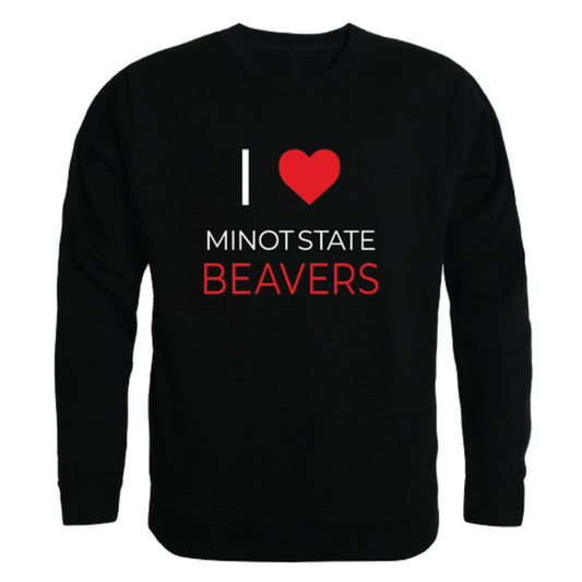 I-Love-Minot-State-University-Beavers-Fleece-Crewneck-Pullover-Sweatshirt