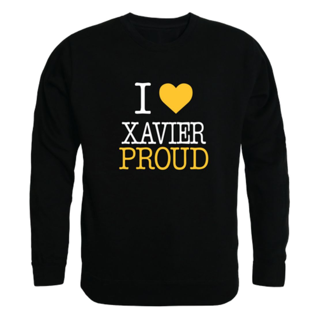 I-Love-Xavier-University-of-Louisiana--Fleece-Crewneck-Pullover-Sweatshirt
