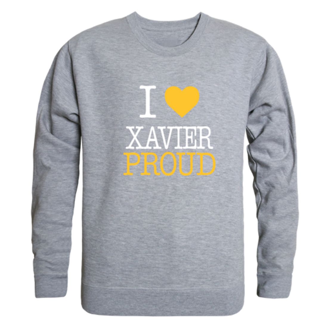 I-Love-Xavier-University-of-Louisiana--Fleece-Crewneck-Pullover-Sweatshirt