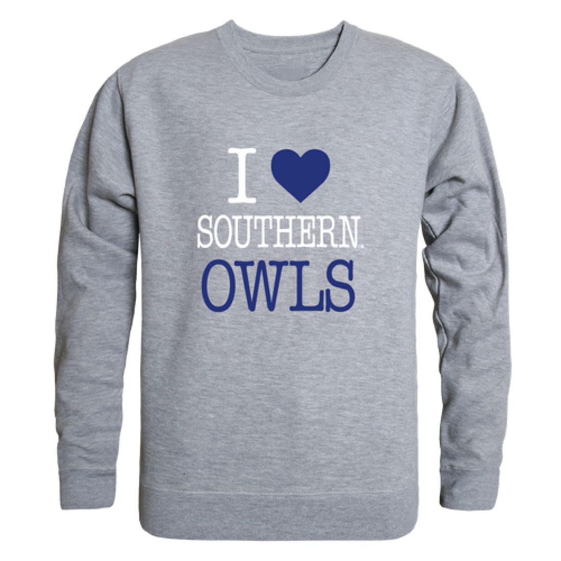 I-Love-Southern-Connecticut-State-University-Owls-Fleece-Crewneck-Pullover-Sweatshirt