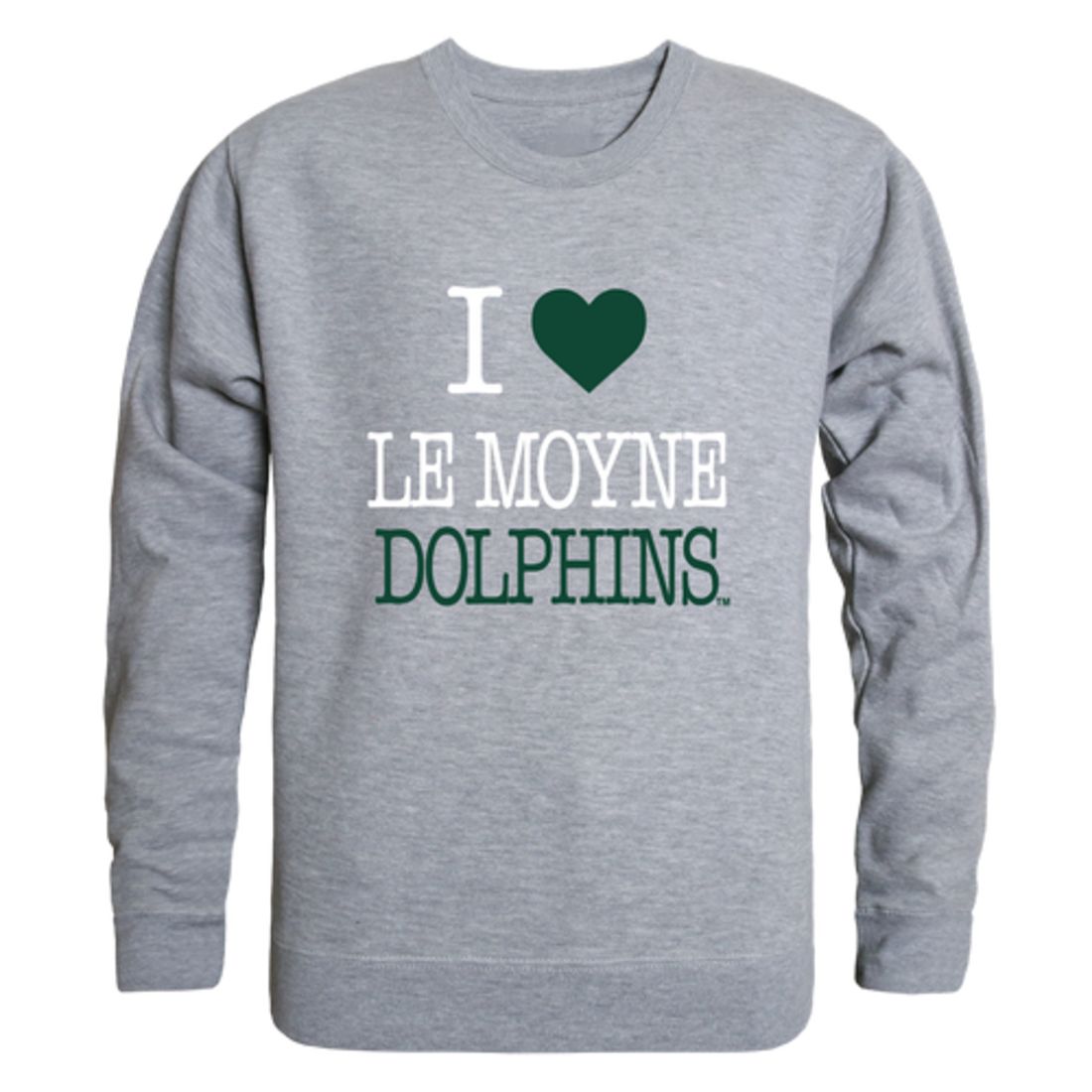 I-Love-Le-Moyne-College-Dolphins-Fleece-Crewneck-Pullover-Sweatshirt