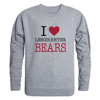 I-Love-Lenoir-Rhyne-University-Bears-Fleece-Crewneck-Pullover-Sweatshirt