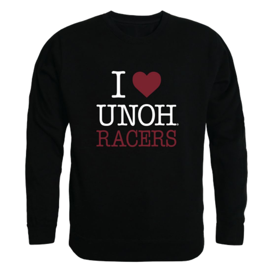 I-Love-University-of-Northwestern-Ohio-Racers-Fleece-Crewneck-Pullover-Sweatshirt