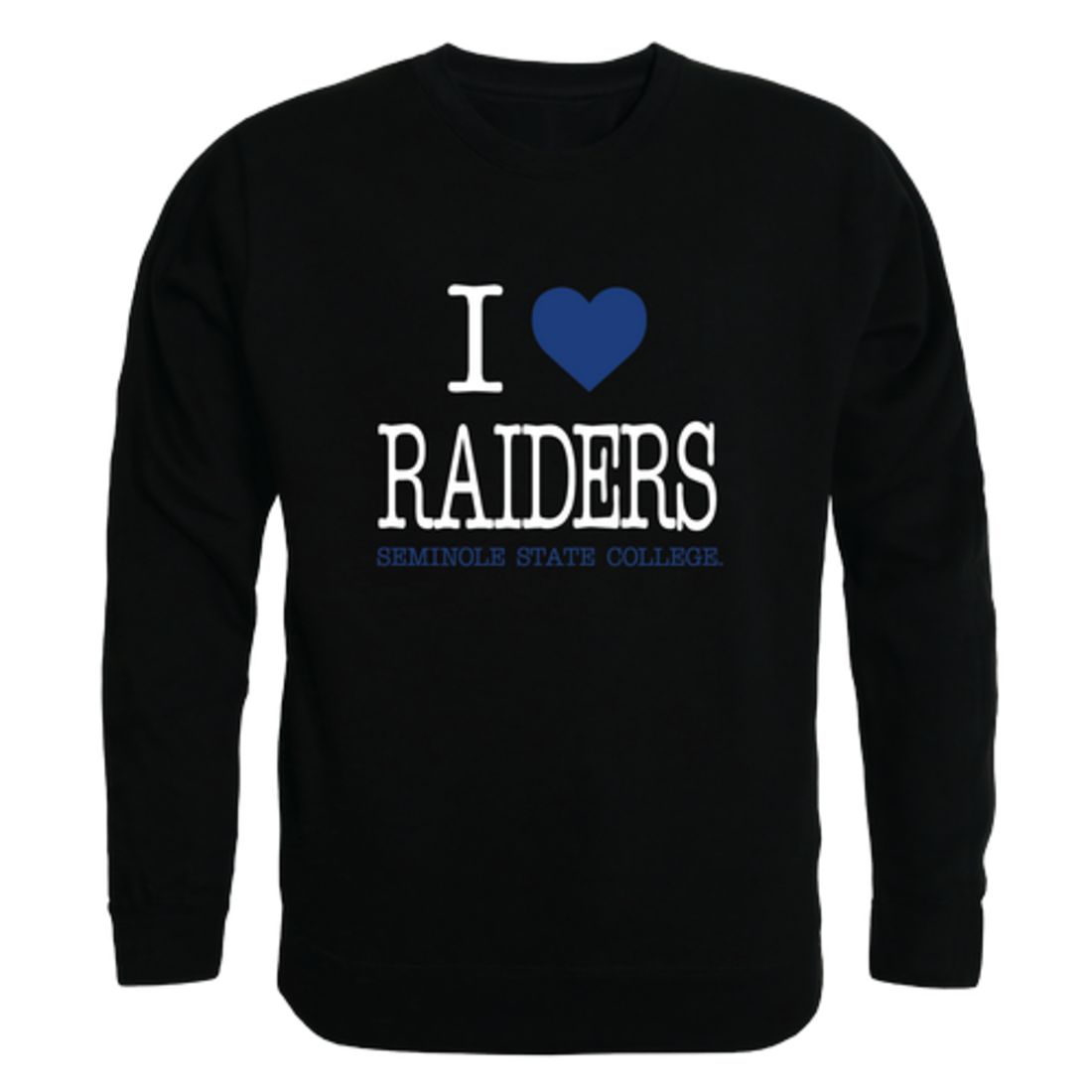 I-Love-Seminole-State-College-Raiders-Fleece-Crewneck-Pullover-Sweatshirt