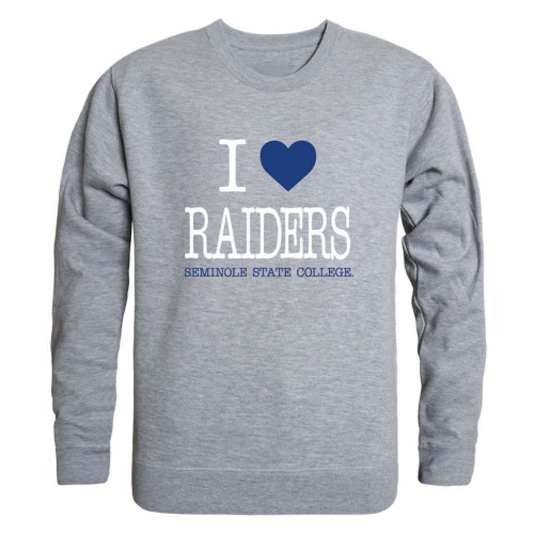 I-Love-Seminole-State-College-Raiders-Fleece-Crewneck-Pullover-Sweatshirt