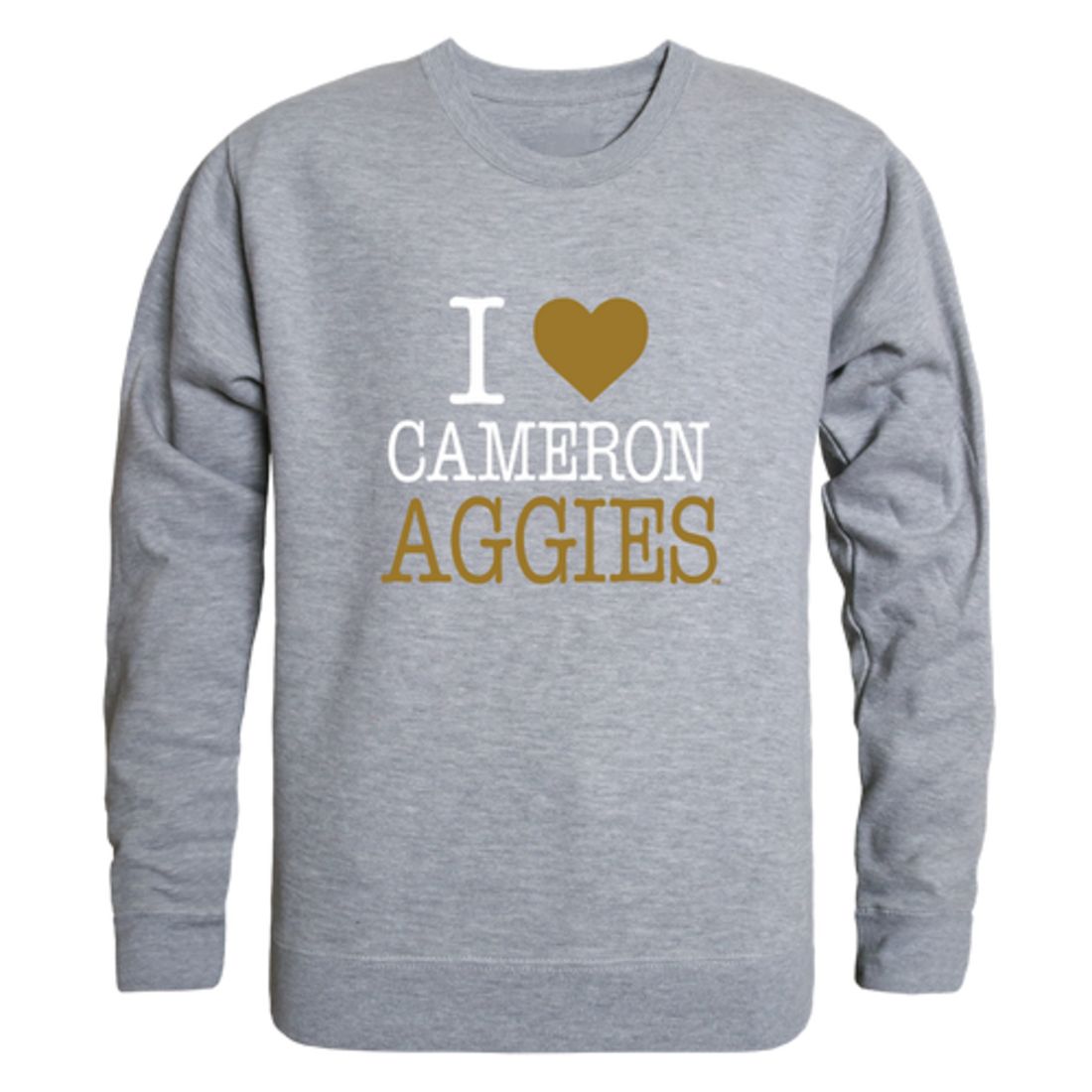 I-Love-Cameron-University-Aggies-Fleece-Crewneck-Pullover-Sweatshirt