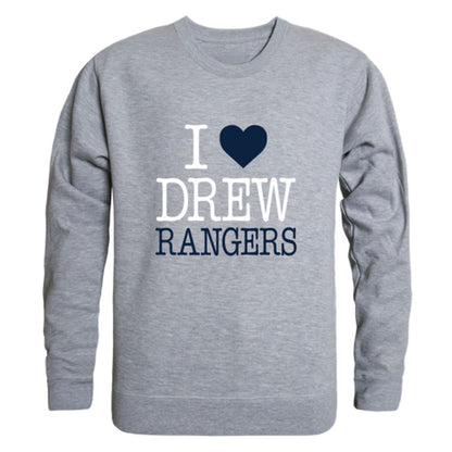 I-Love-Drew-University-Rangers-Fleece-Crewneck-Pullover-Sweatshirt