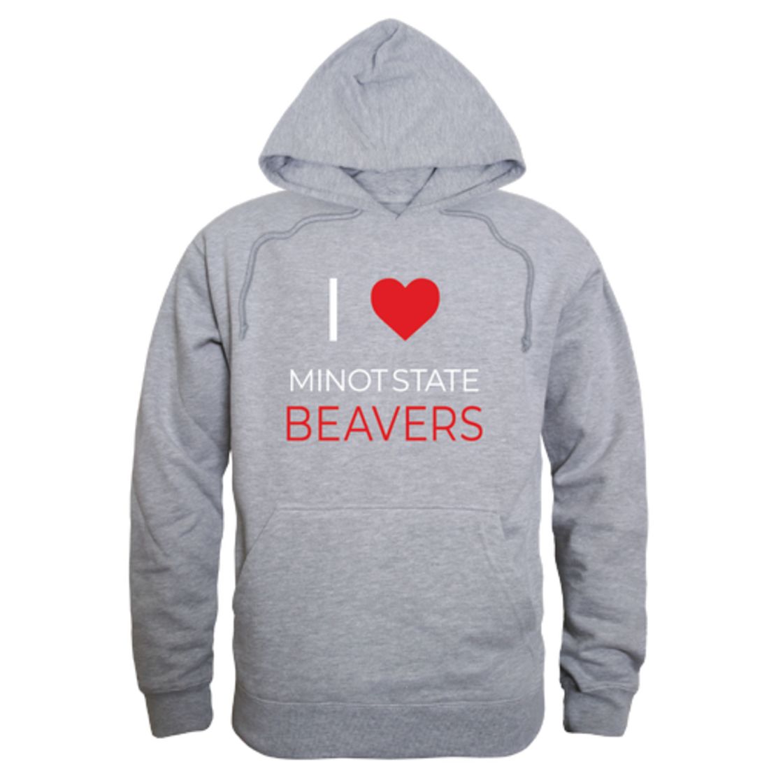 I-Love-Minot-State-University-Beavers-Fleece-Hoodie-Sweatshirts