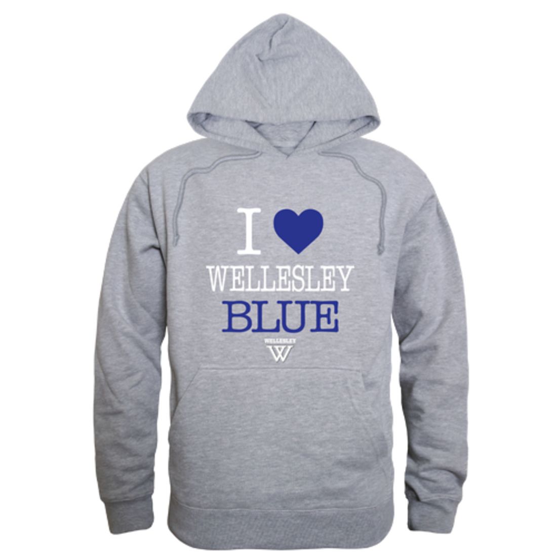 I-Love-Wellesley-College-Blue-Fleece-Hoodie-Sweatshirts