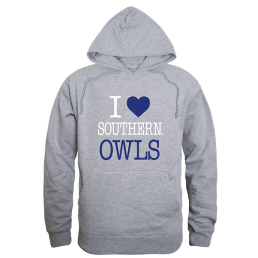 Mouseover Image, I-Love-Southern-Connecticut-State-University-Owls-Fleece-Hoodie-Sweatshirts