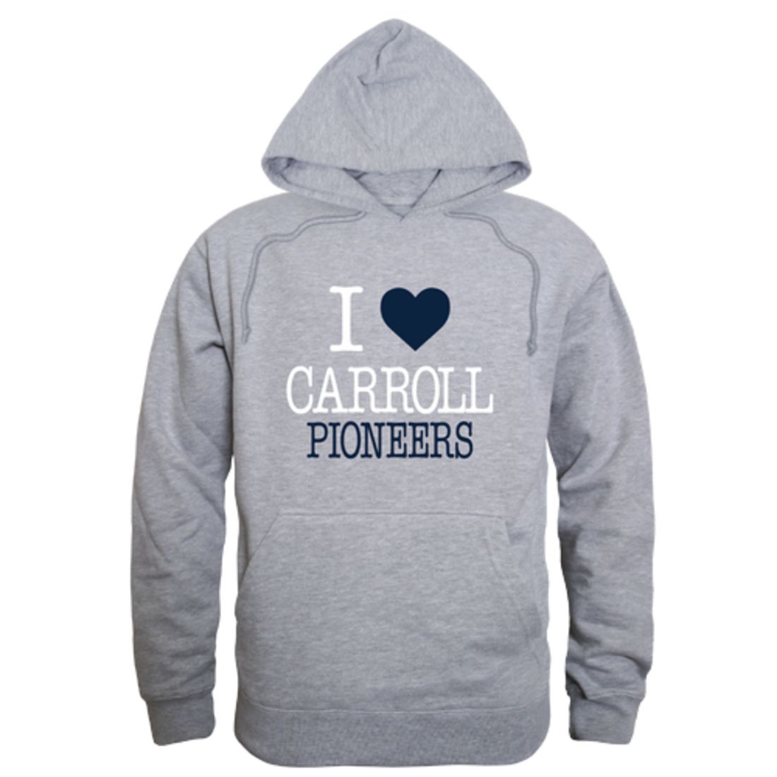 I-Love-Carroll-University-Pioneers-Fleece-Hoodie-Sweatshirts