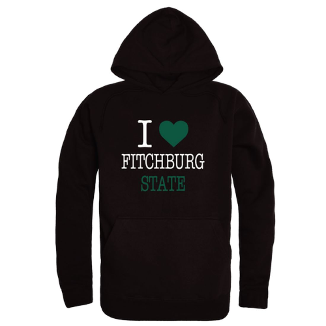 I-Love-Fitchburg-State-University-Falcons-Fleece-Hoodie-Sweatshirts