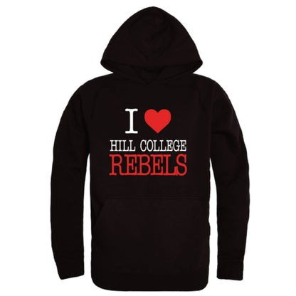 I-Love-Hill-College-Rebels-Fleece-Hoodie-Sweatshirts