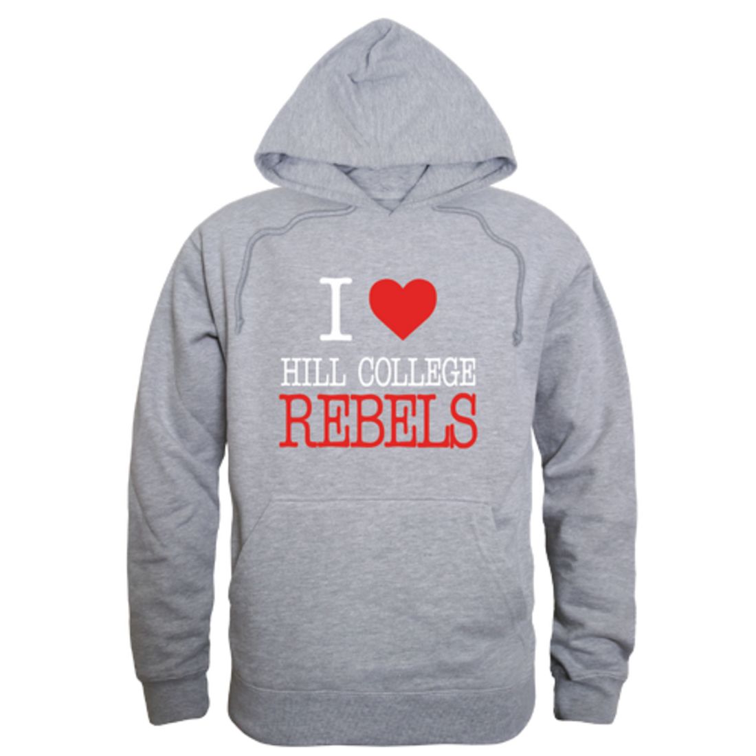 I-Love-Hill-College-Rebels-Fleece-Hoodie-Sweatshirts