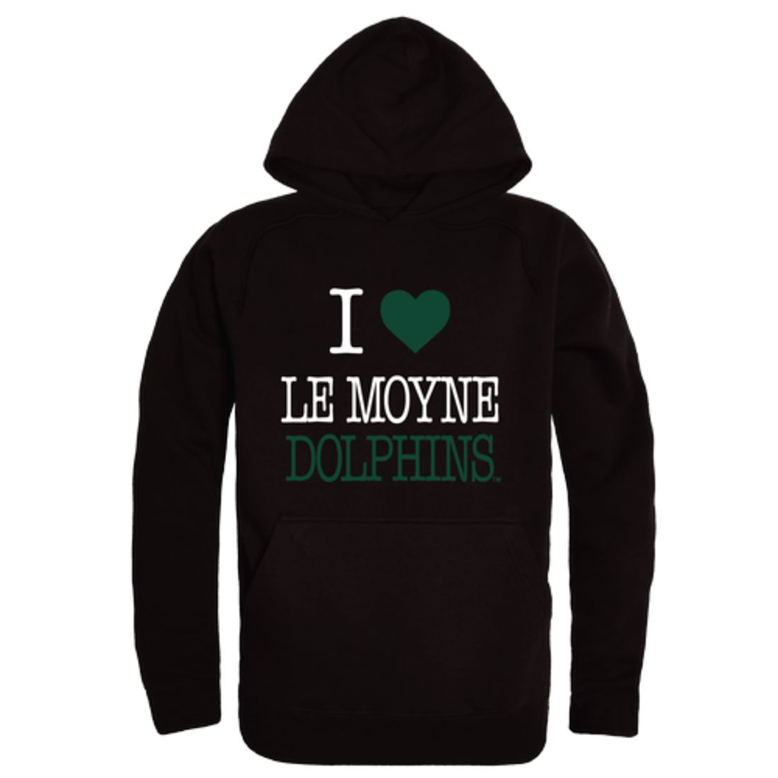 I-Love-Le-Moyne-College-Dolphins-Fleece-Hoodie-Sweatshirts