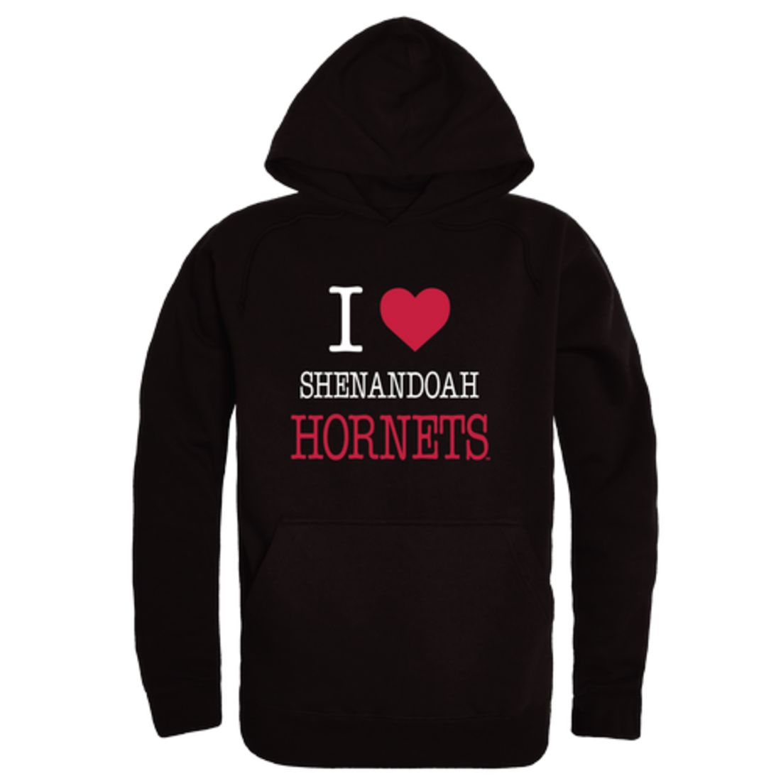 I-Love-Shenandoah-University-Hornets-Fleece-Hoodie-Sweatshirts