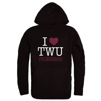 I-Love-Texas-Woman's-University-Pioneers-Fleece-Hoodie-Sweatshirts