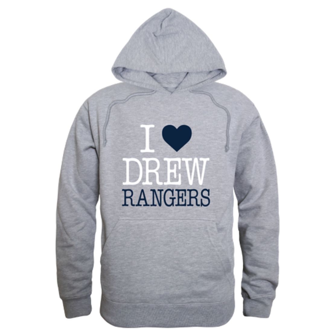 I-Love-Drew-University-Rangers-Fleece-Hoodie-Sweatshirts