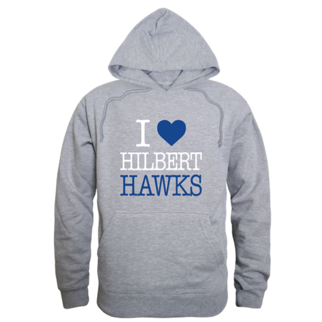 I-Love-Hilbert-College-Hawks-Fleece-Hoodie-Sweatshirts