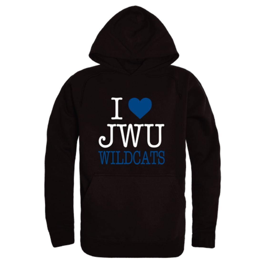 I-Love-Johnson-&-Wales-University-Wildcats-Fleece-Hoodie-Sweatshirts