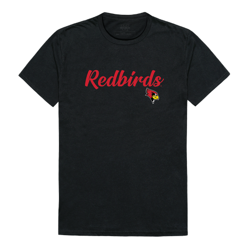 ISU Illinois State University Redbirds Script Tee T-Shirt-Campus-Wardrobe