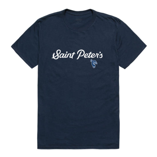 Mouseover Image, Saint Peter's University Peacocks Script T-Shirt Tee