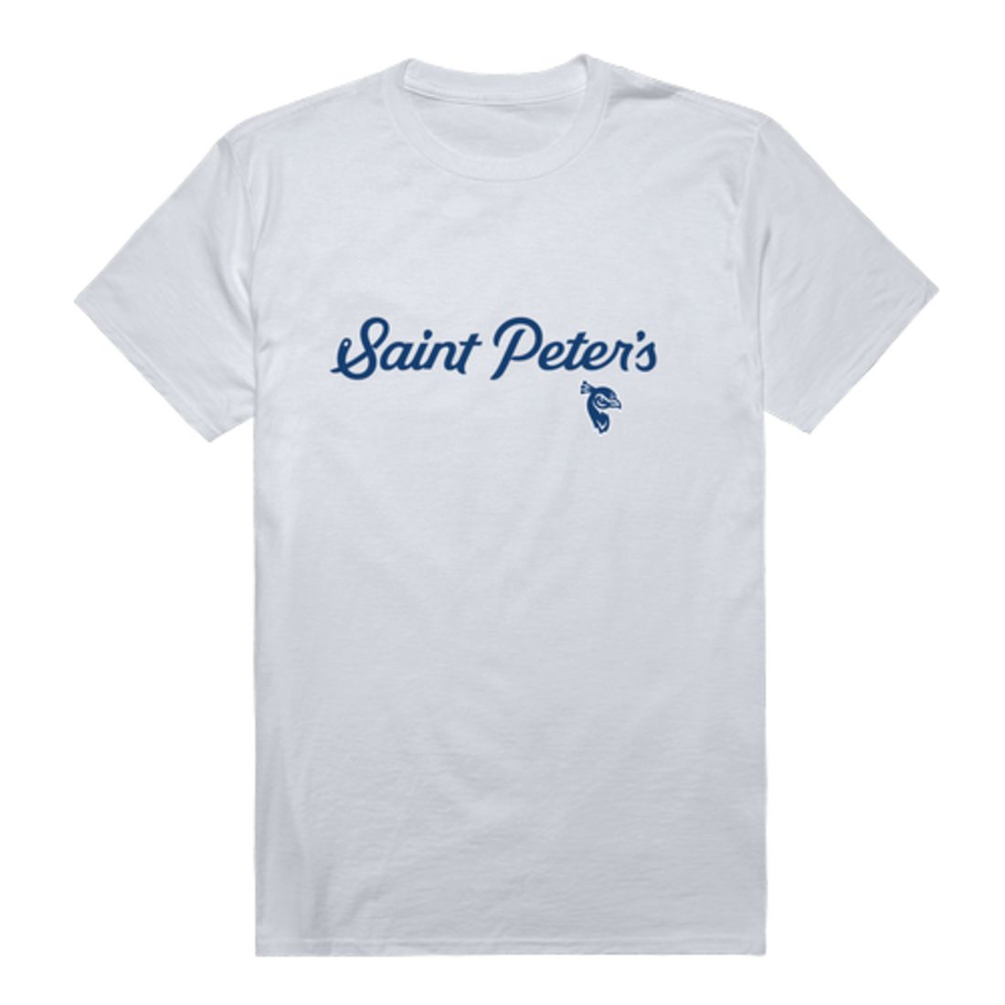 Saint Peter's University Peacocks Script T-Shirt Tee