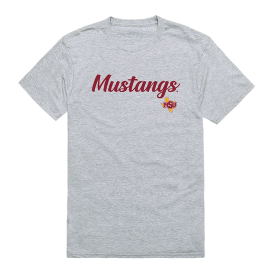 Midwestern State University Mustangs Script T-Shirt Tee