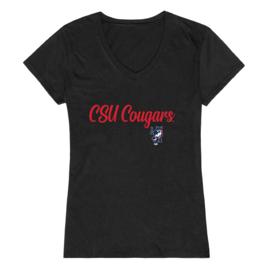 Columbus State University Cougars Womens Script T-Shirt Tee