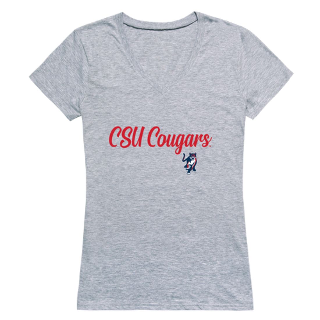 Columbus State University Cougars Womens Script T-Shirt Tee