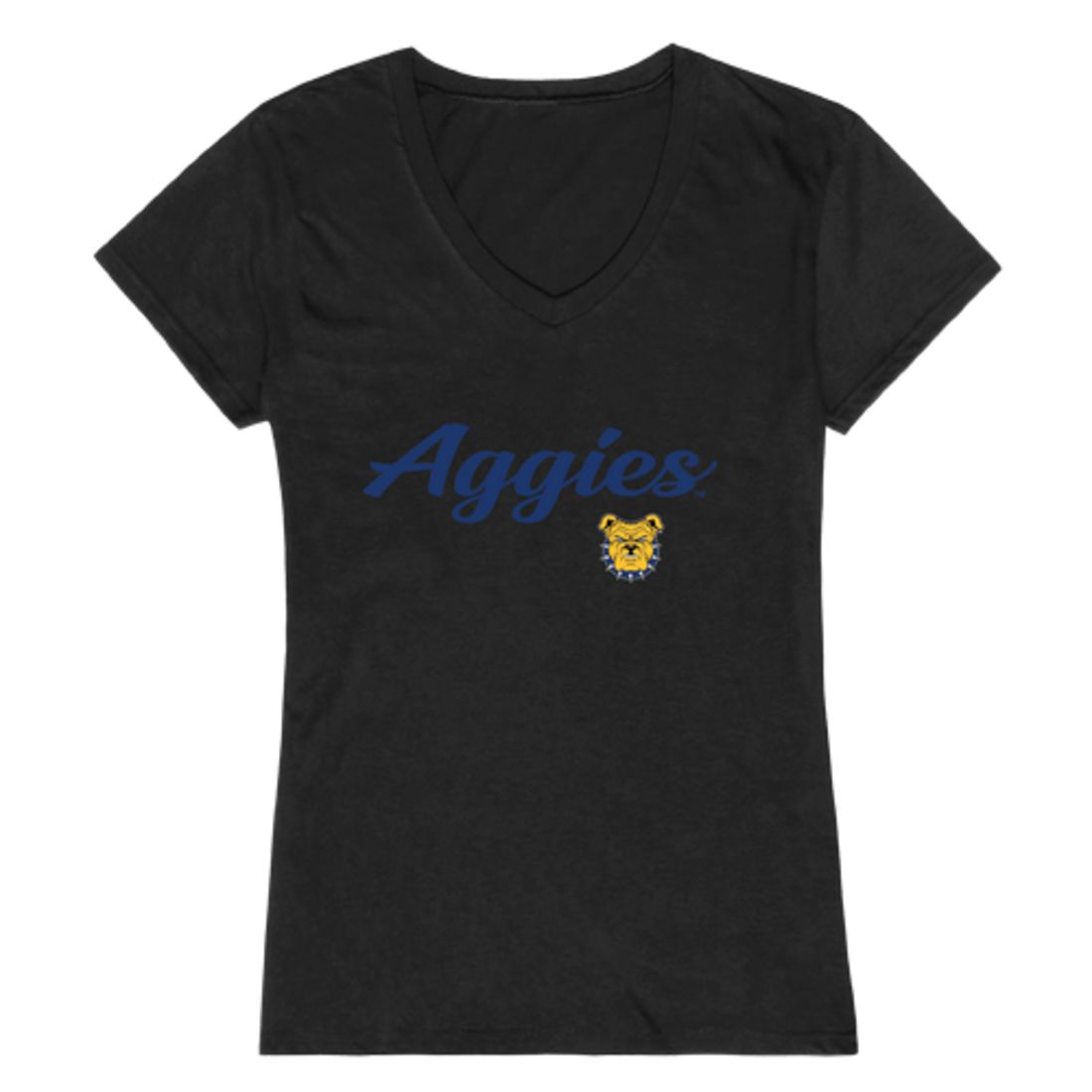 North Carolina A&T State University Aggies Womens Script T-Shirt Tee