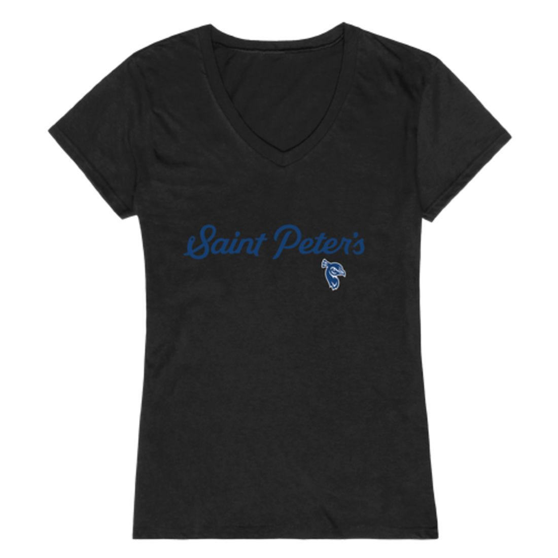 Saint Peter's University Peacocks Womens Script T-Shirt Tee