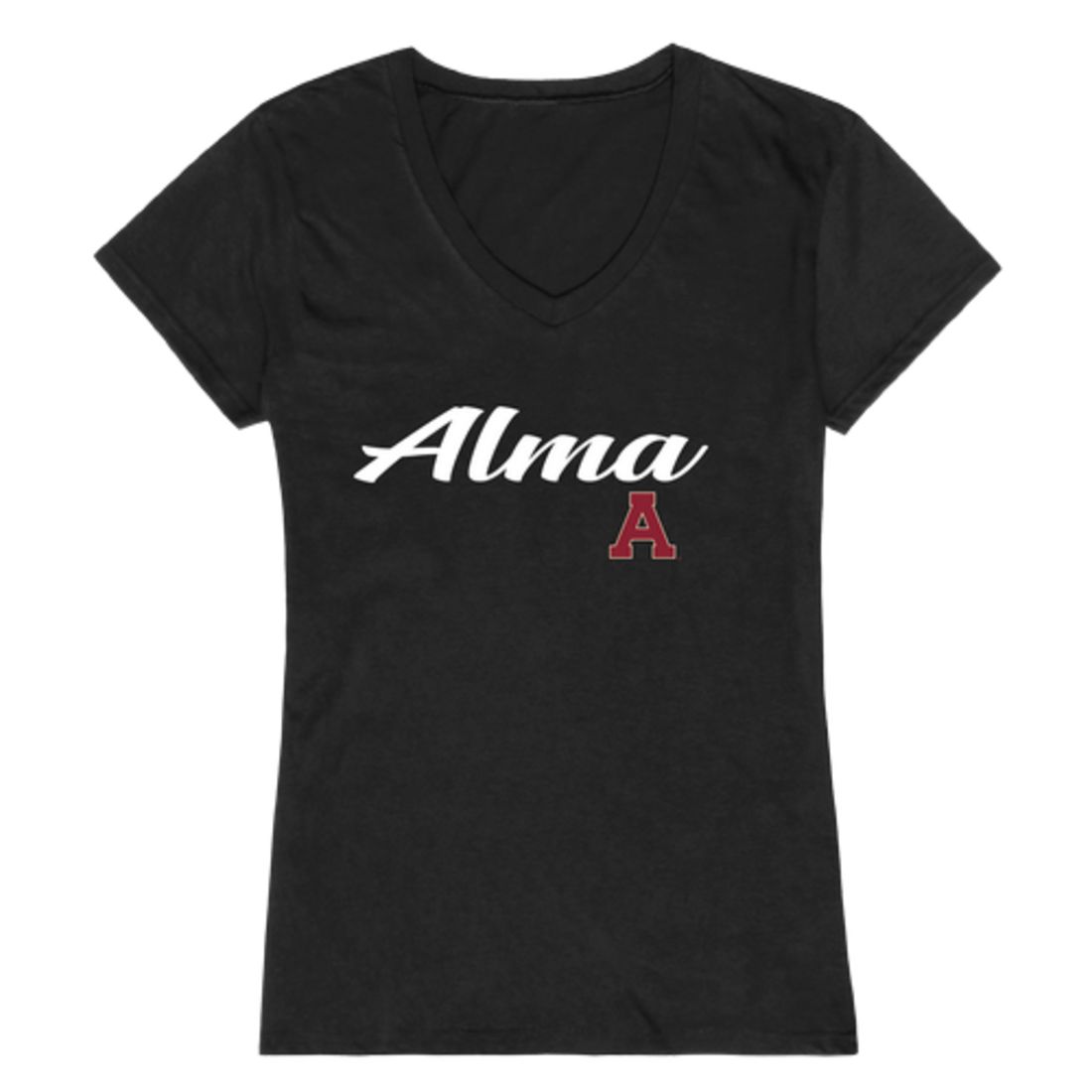 Alma College Scots Womens Script T-Shirt Tee