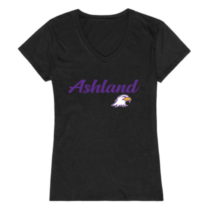 Ashland University Eagles Womens Script T-Shirt Tee