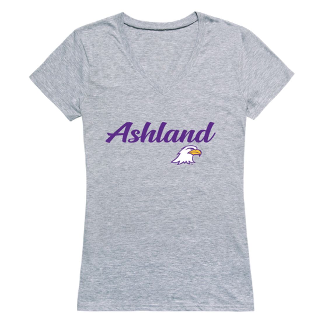 Ashland University Eagles Womens Script T-Shirt Tee