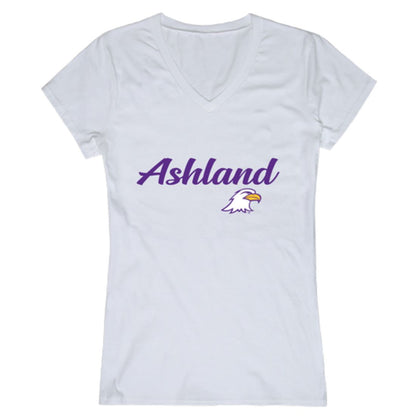 Ashland University Eagles Womens Script T-Shirt Tee