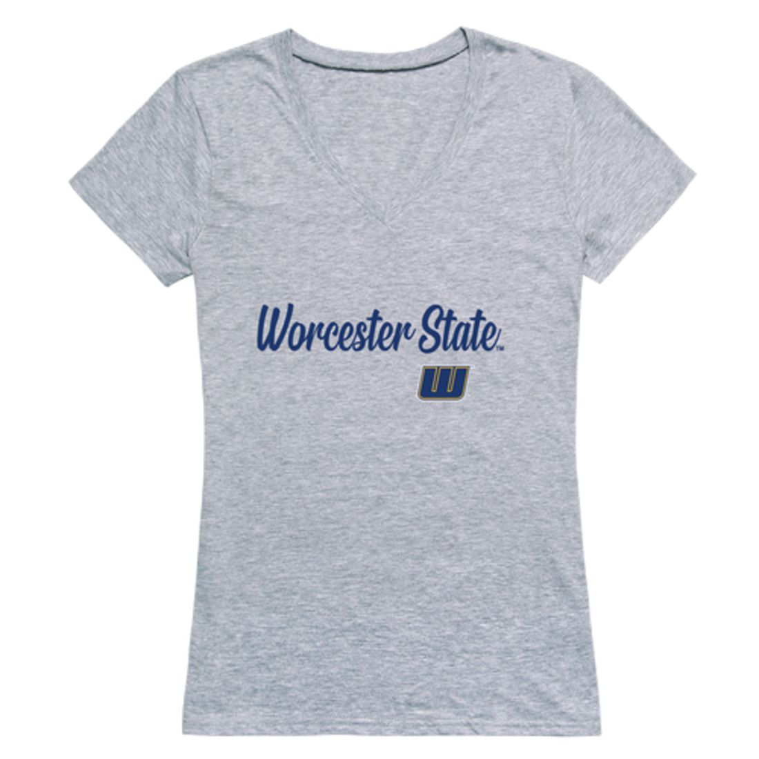 Worcester State University Lancers Womens Script T-Shirt Tee