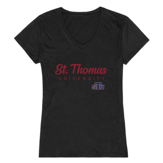 St. Thomas University Bobcats Womens Script T-Shirt Tee
