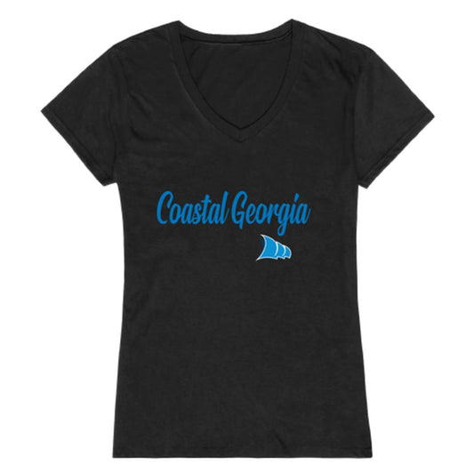 College of Coastal Georgia Mariners Womens Script T-Shirt Tee