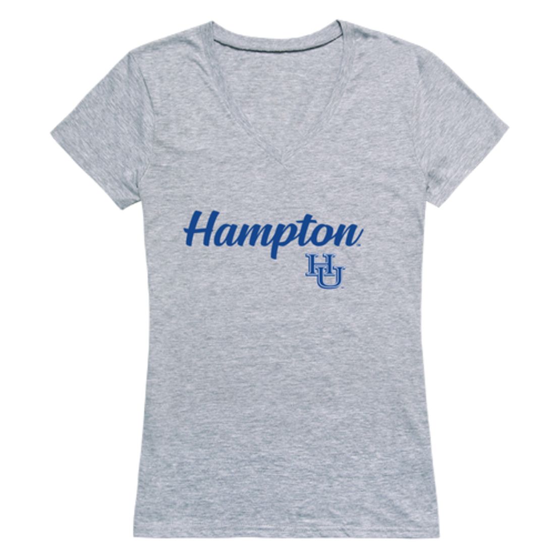 Hampton University Pirates Womens Script T-Shirt Tee