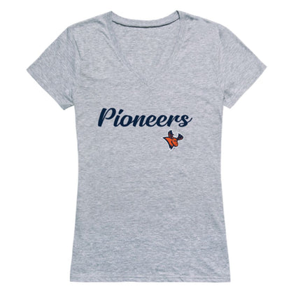 Utica College Pioneers Womens Script T-Shirt Tee