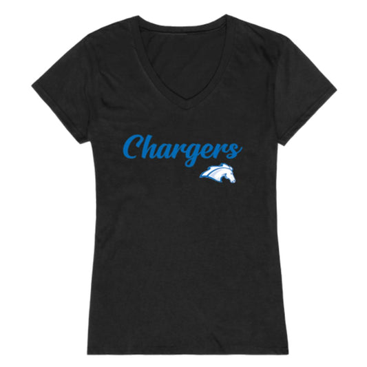 The University of Alabama in Huntsville Chargers Womens Script T-Shirt Tee