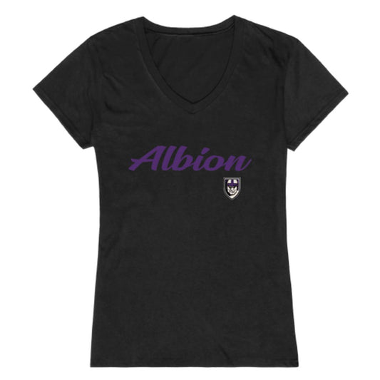 Albion College Britons Womens Script T-Shirt Tee