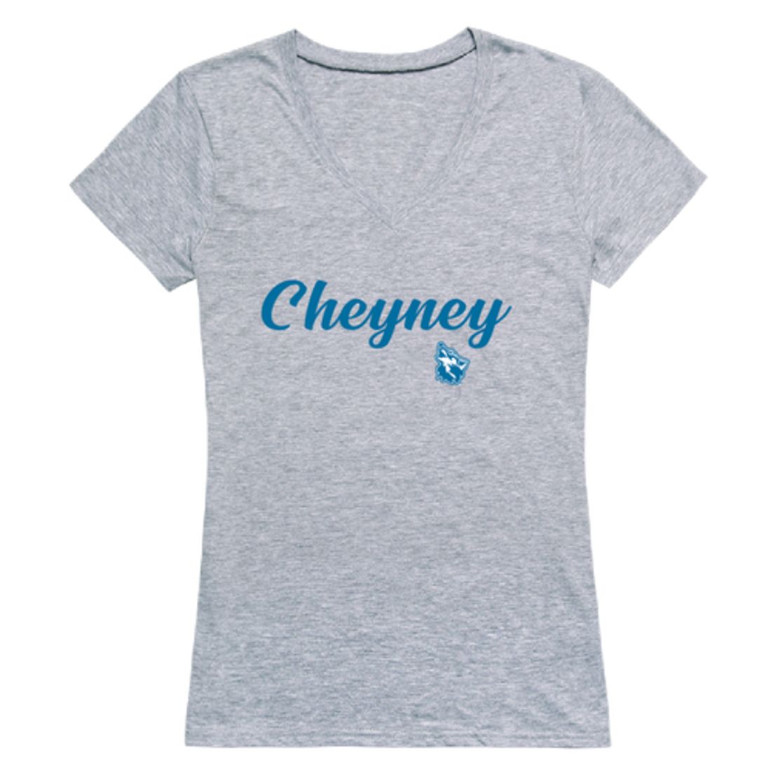 Cheyney University of Pennsylvania Wolves Womens Script T-Shirt Tee