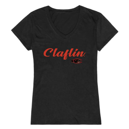 Claflin University Panthers Womens Script T-Shirt Tee