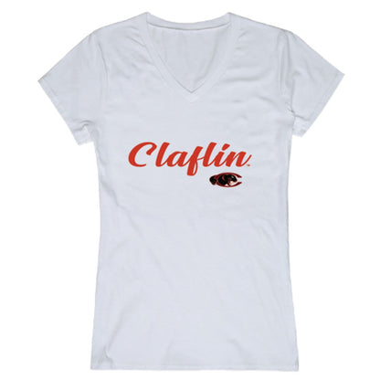 Claflin University Panthers Womens Script T-Shirt Tee