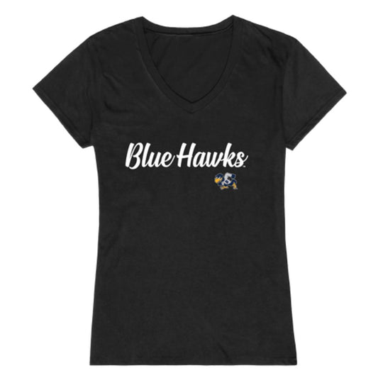 Dickinson State University Blue Hawks Womens Script T-Shirt Tee