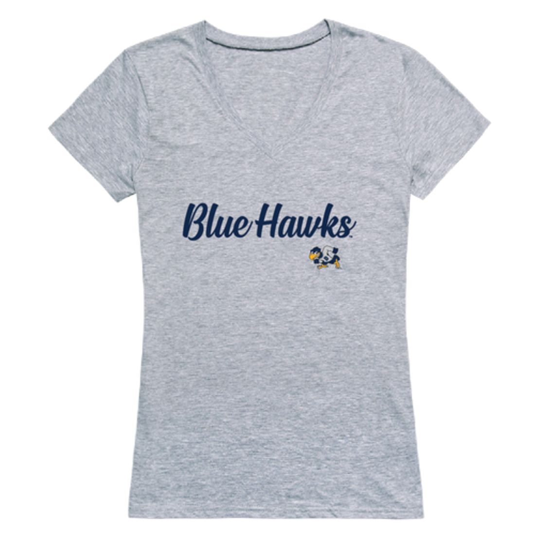 Dickinson State University Blue Hawks Womens Script T-Shirt Tee