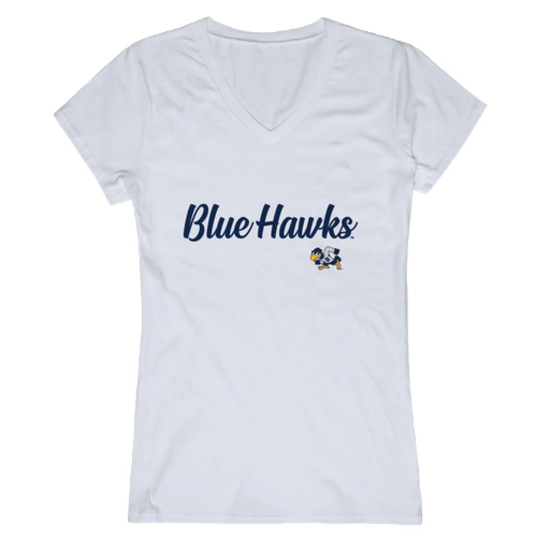 Dickinson State University Blue Hawks Womens Script T-Shirt Tee